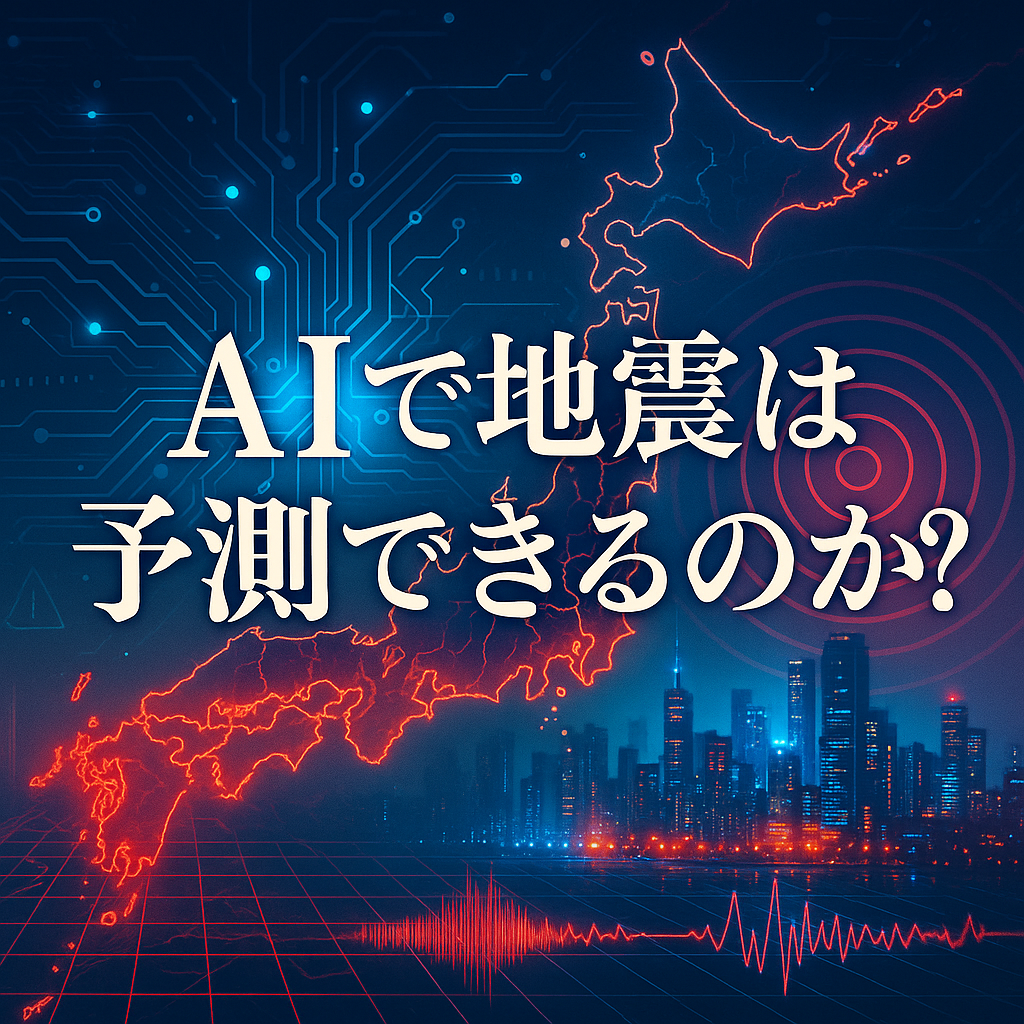 AIと地震イメージ画像