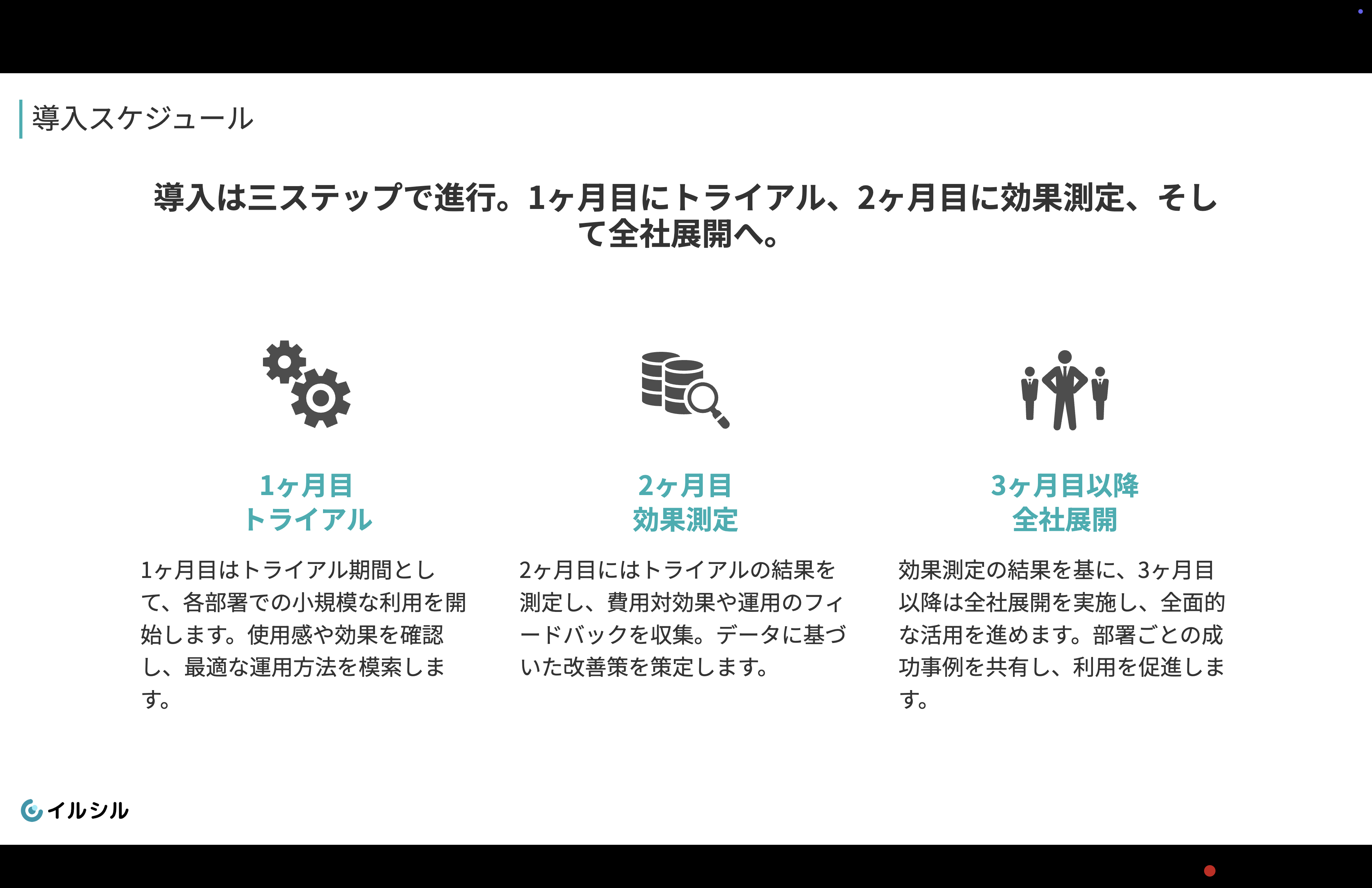 導入スケジュール